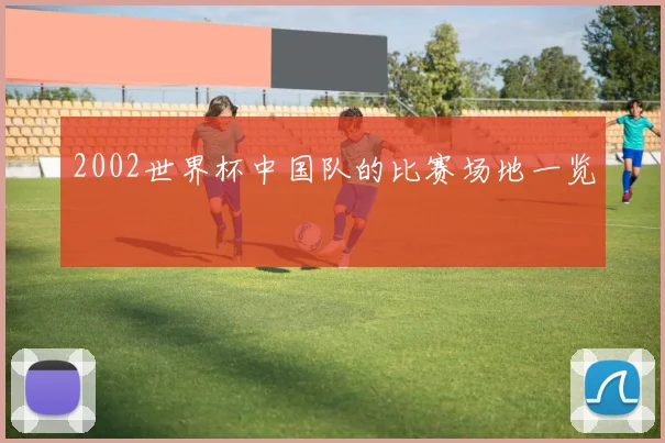 2002世界杯中国队的比赛场地一览